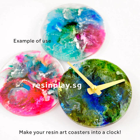 US-Made Takane Quartz Clock Movement for Resin Artworks (Clock Hands Not Included)