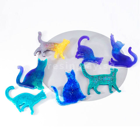Cat Silhouettes Silicone Mould