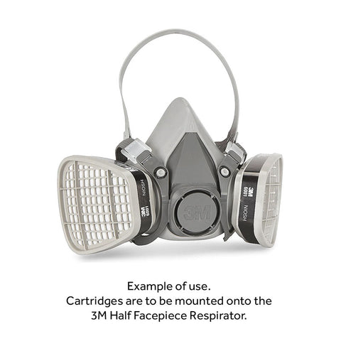 3M Half Facepiece Reusable Respirator for use with Organic Vapour Cartridge