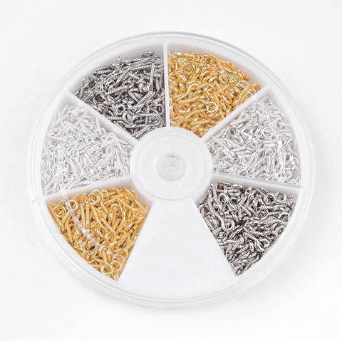 Screw Eye Pins for Resin Jewellery - Set of 3 colours