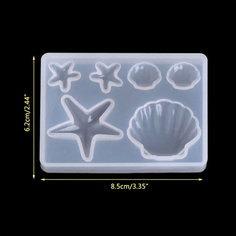 Seashells & Starfish Silicone Mould