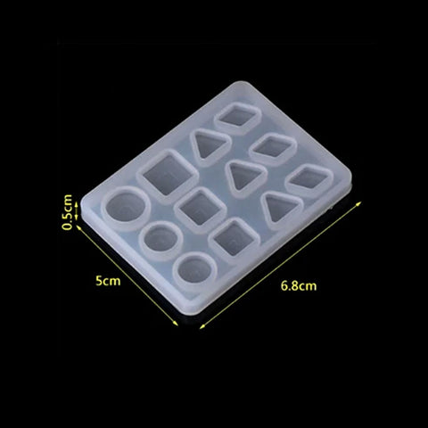 Small Geometric Shapes Silicone Mould