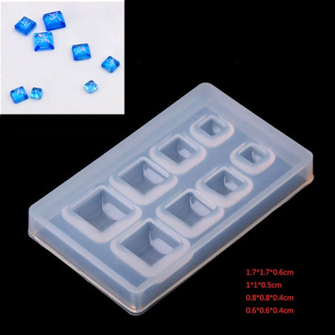 Square Cabochons Silicone Mould