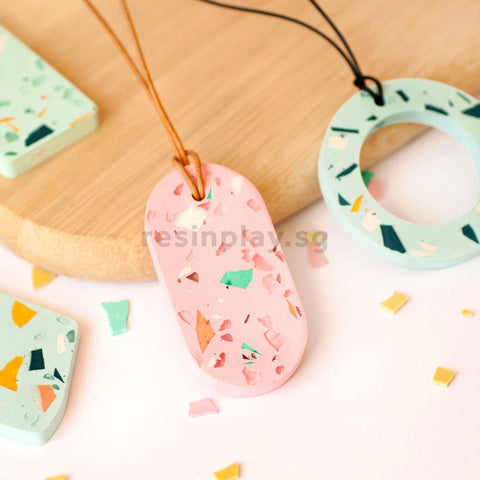 Oversized Pendants Silicone Mould - No Drill