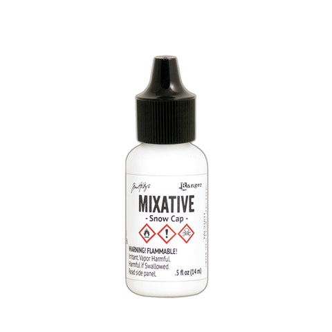 Tim Holtz Ranger Alcohol Inks - White & Metallic Mixatives (14.8ml)