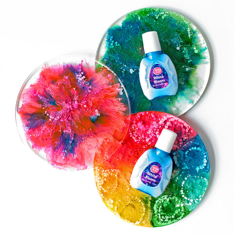 White Bloom Alcohol Ink - For Creating Blooming Effect in Petri Alcohol Ink Art