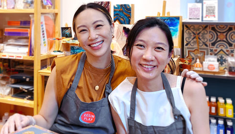 Local Actress Shu An Visits Resin Play