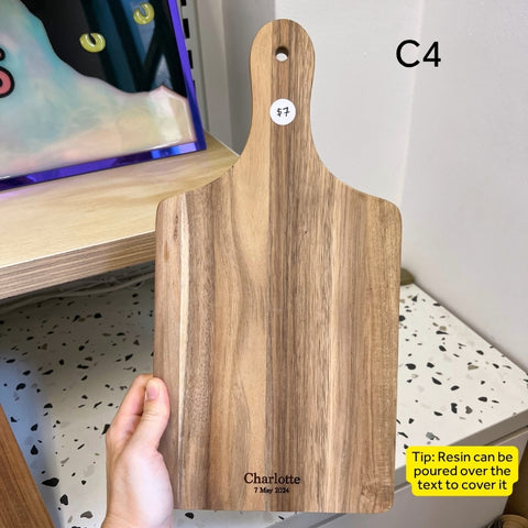 SAMPLE SALE - Wooden Cheeseboards