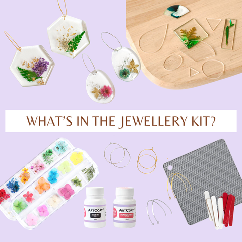 Resin Flower Earrings DIY Kit (While Stocks Last!)