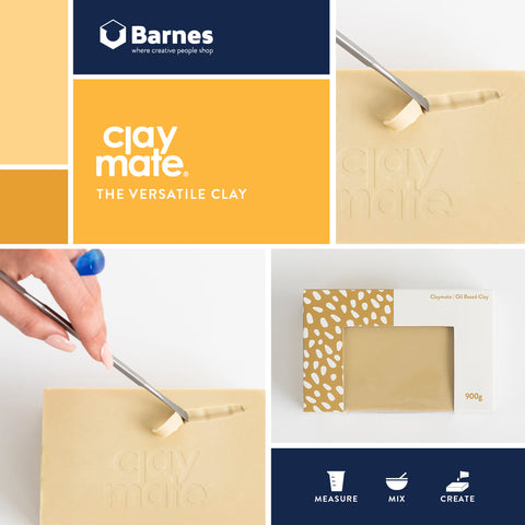 Claymate Oil-based Sculpting Clay (900g)