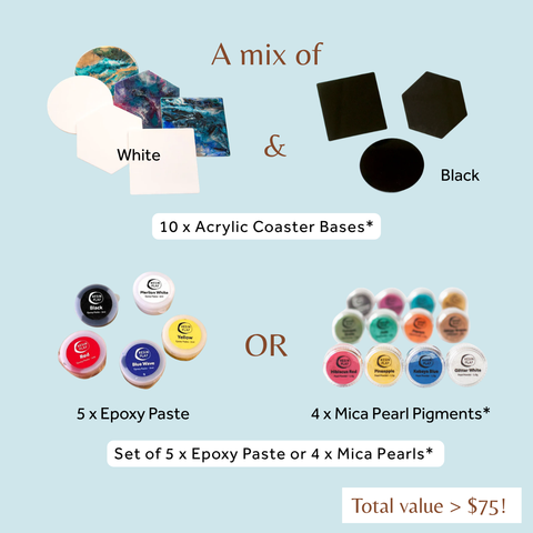 Resin Coaster DIY Kit (While Stocks Last!)