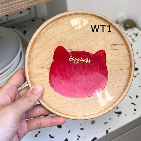 SAMPLE SALE - Cat Wooden Trays