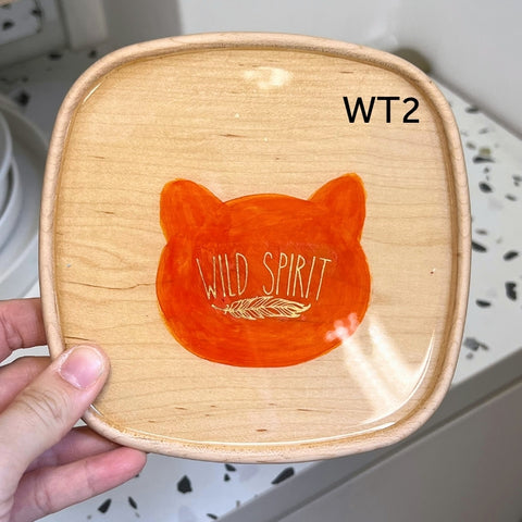 SAMPLE SALE - Cat Wooden Trays