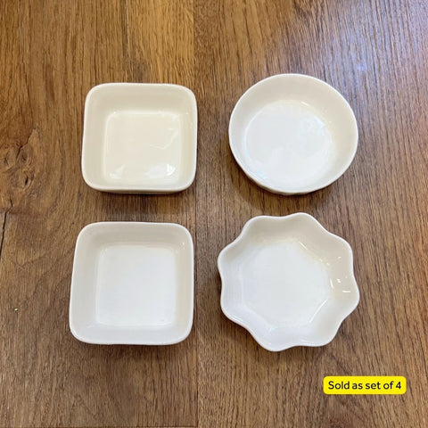 SAMPLE SALE - Set of 4 Ceramic Dishes