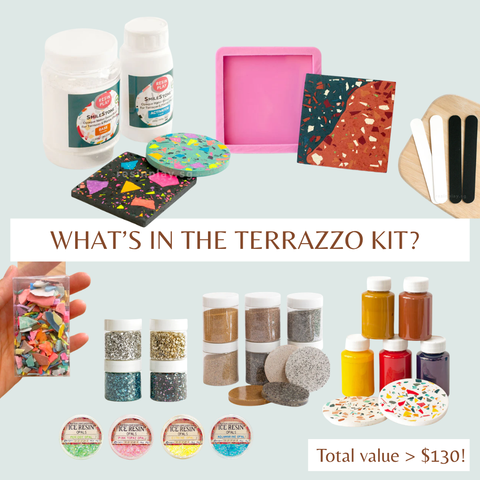 Terrazzo & Marble Coaster DIY Kit (While Stocks Last!)