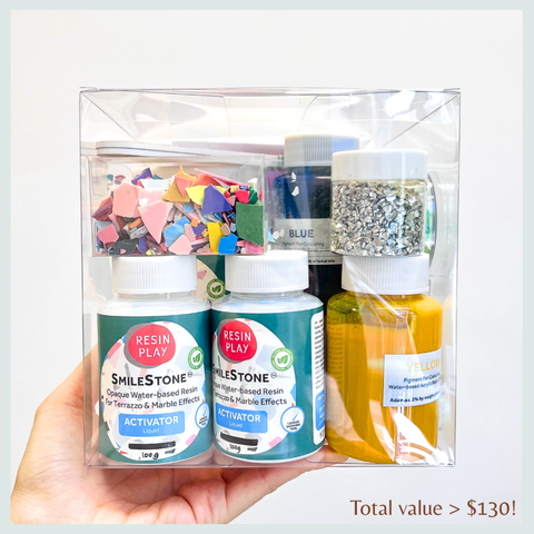 Terrazzo & Marble Coaster DIY Kit (While Stocks Last!)