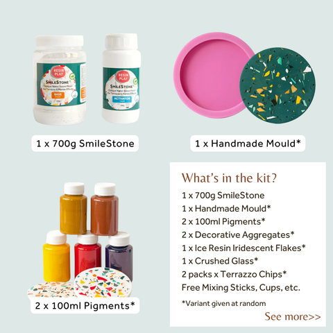 Terrazzo & Marble Coaster DIY Kit (While Stocks Last!)