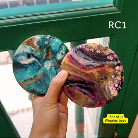 SAMPLE SALE - Resin Art Coasters
