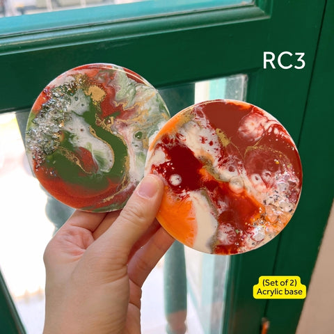 SAMPLE SALE - Resin Art Coasters