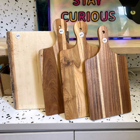 SAMPLE SALE - Wooden Cheeseboards