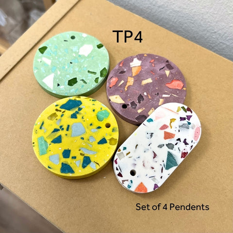 SAMPLE SALE - Terrazzo Round Pendant Set
