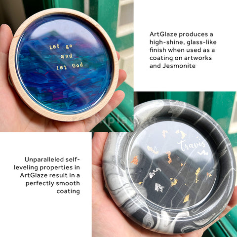 ArtGlaze - Heat-Resistant Epoxy Resin For Glazing Artworks & Jesmonite