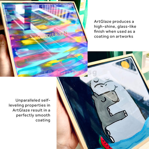 ArtGlaze - Heat-Resistant Epoxy Resin For Glazing Artworks & Jesmonite