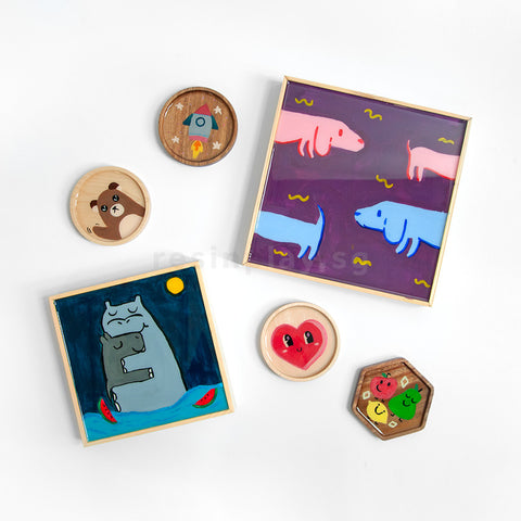 Art Jamming (Coasters or Panel)