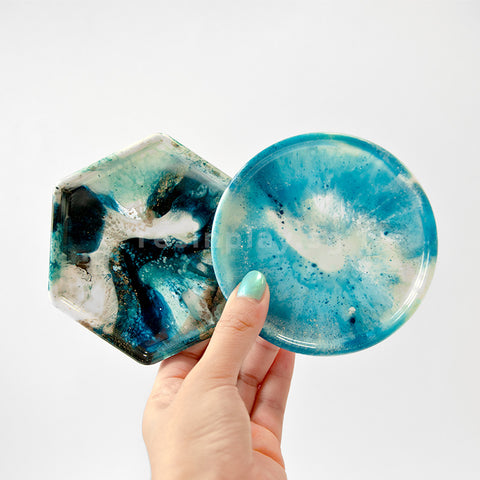 Resin Art Casting Coasters Workshop - 2Hrs