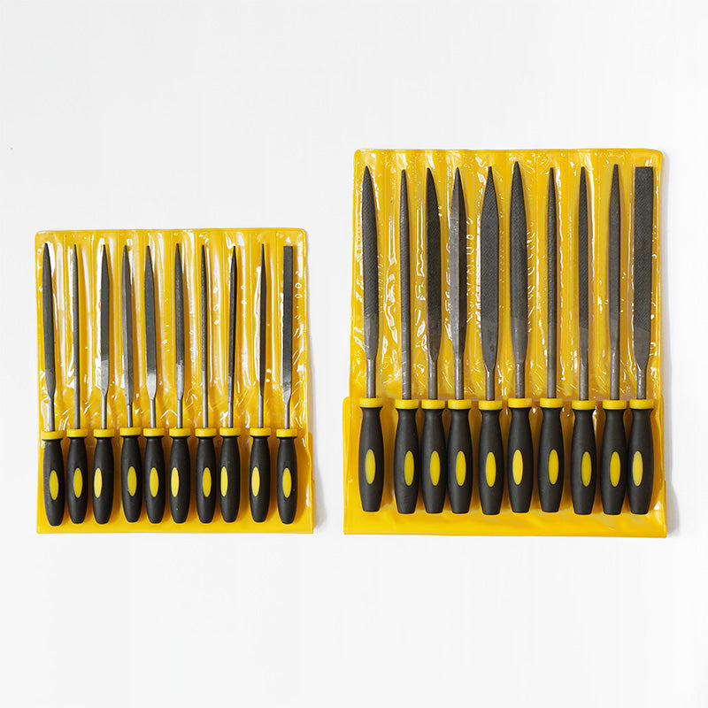 10 Piece Mini Needle File Set With Storage Wallet - 5.5 Inch Craft Files For Detail Work