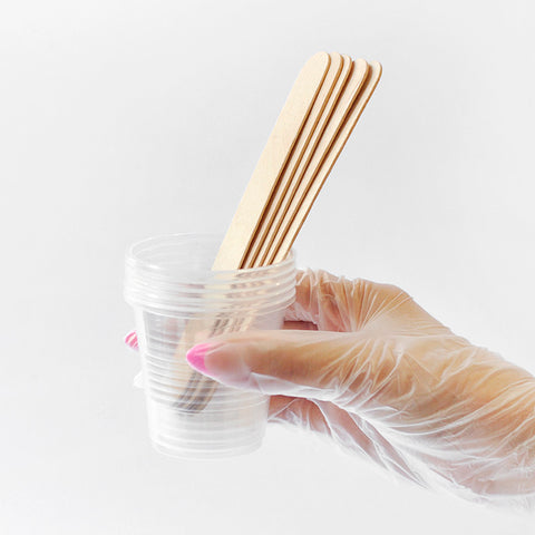 Tool Kit of Mixing Cups, Stir Sticks & Gloves - Set of 12
