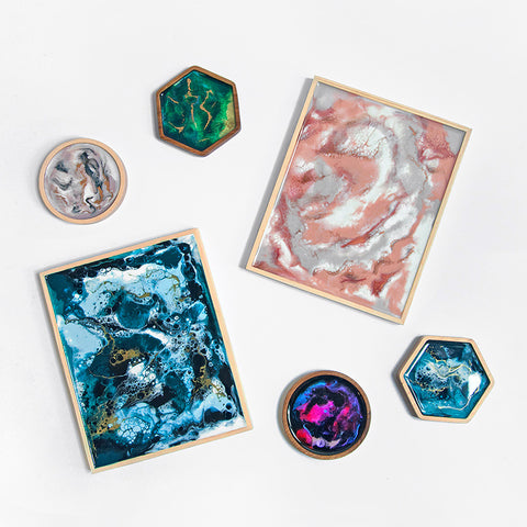 Resin Art Pouring Workshop - 2Hrs