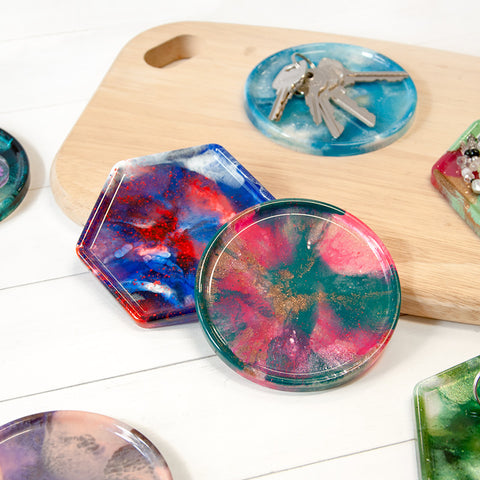 Resin Art Casting Coasters Workshop - 2Hrs