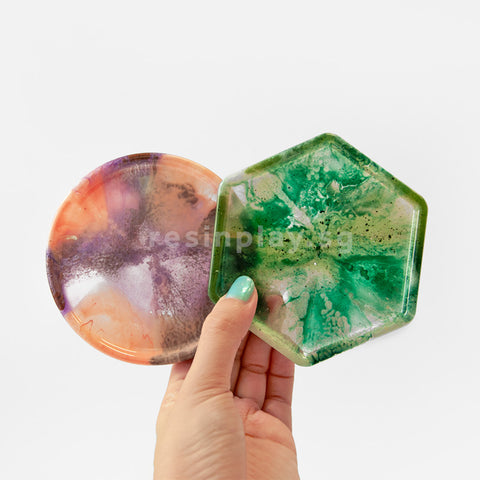 Resin Art Casting Coasters Workshop - 2Hrs