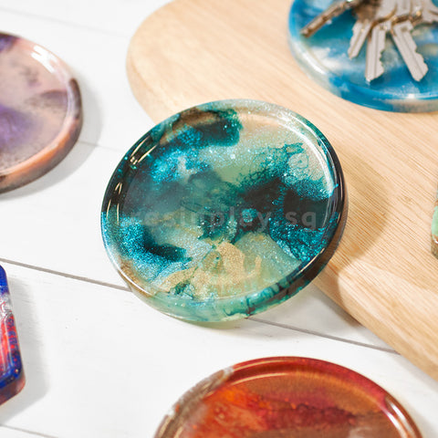 Resin Art Casting Coasters Workshop - 2Hrs