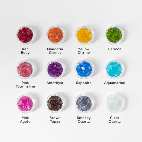 Assorted Crushed Glass for Geode Art & Terrazzo Making