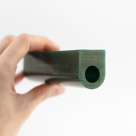 Green Carving Wax Ring Tube
