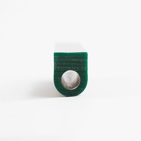Green Carving Wax Ring Tube