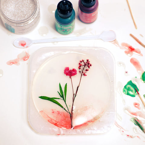 Real Dried Pressed Flowers With Butterfly