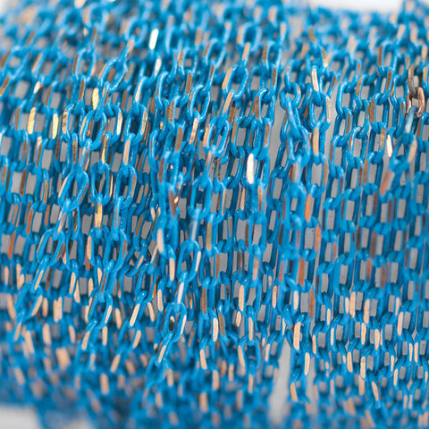 Enamel Coated 2.1mm Cable Brass Chain (Sold Per Metre)