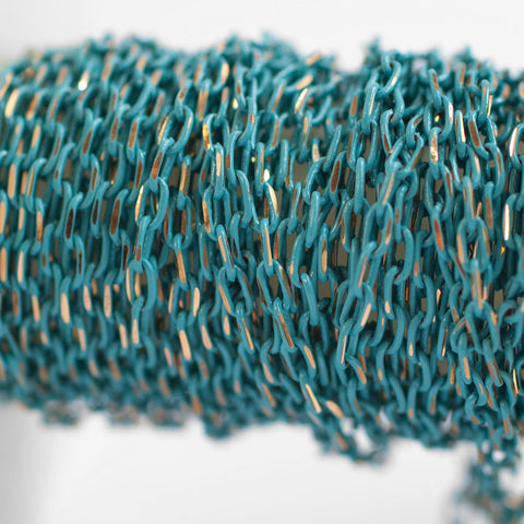 Enamel Coated 2.1mm Cable Brass Chain (Sold Per Metre)