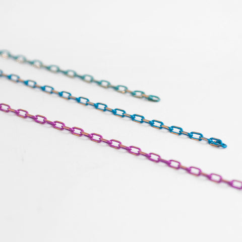 Enamel Coated 2.1mm Cable Brass Chain (Sold Per Metre)