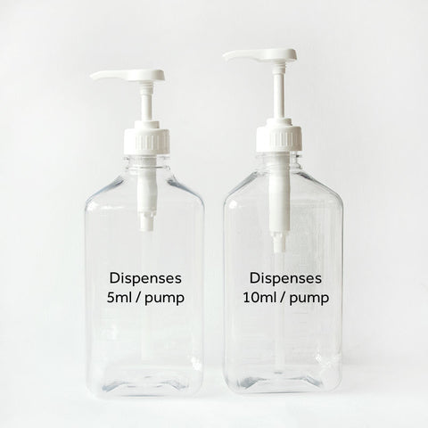 1.6L Empty Pump Bottle for Fast & Accurate Dispensing of Resin & Hardener - 5ml or 10ml Pump