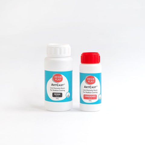 ArtCast Epoxy Resin - Low Viscosity Resin For Shallow Casting