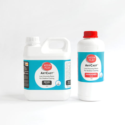 ArtCast Epoxy Resin - Low Viscosity Resin For Shallow Casting