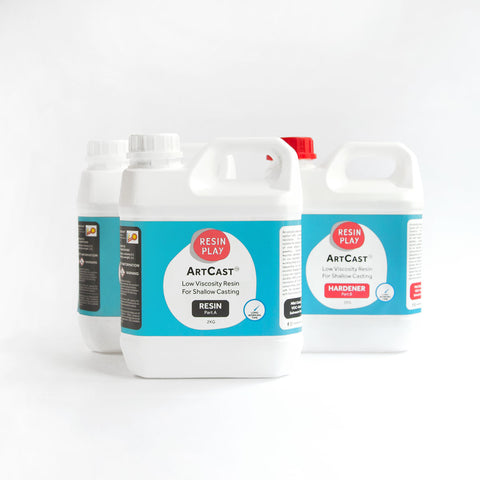 ArtCast Epoxy Resin - Low Viscosity Resin For Shallow Casting