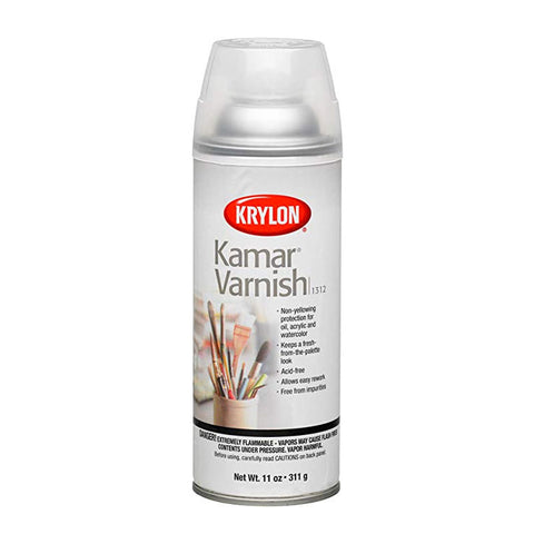 Krylon Kamar Varnish Spray for Sealing Alcohol Ink Art (311g)