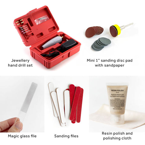 Resin Jewellery Finishing Tool Kit