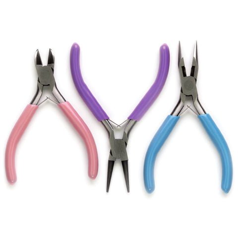 Jewellery Pliers & Cutter Basic Tool Kit (3 Pc Set)