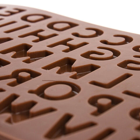 Small Alphabet 26 Letters Silicone Mould